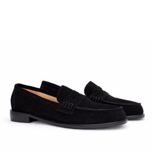 Lexi loafers in black suede